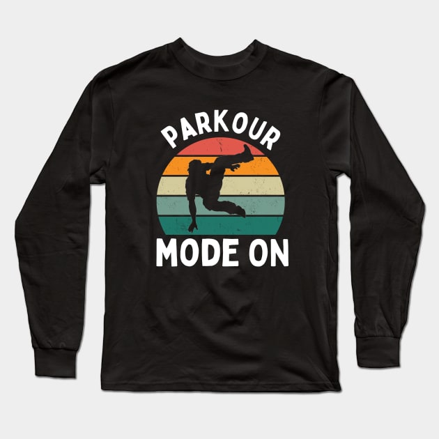 Parkour Free Running Long Sleeve T-Shirt by footballomatic